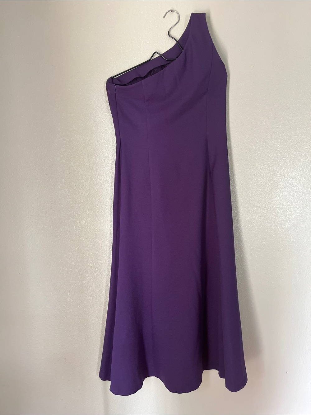 Together Elegant One-Shoulder Purple Evening Dress - Picture 4 of 9